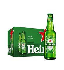 国产喜力啤酒Heineken瓶装330ml*24/件
