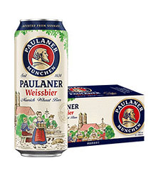保拉纳·柏龙小麦白啤酒500ml*24听/件